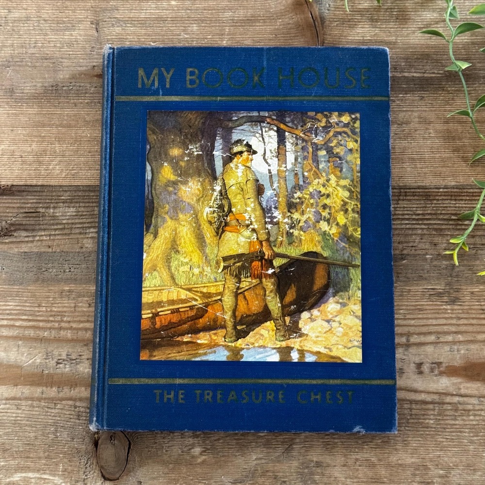Vintage Children's Book: The Treasure Chest, 1937 My Book House Series